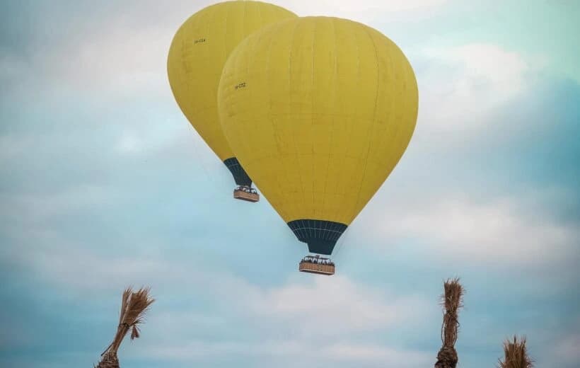 Sunset balloon